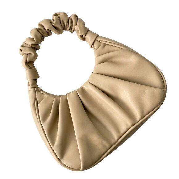 NEW Vintage Vibe Y2K Scrunchie Shoulder Bag Urban Khaki in One Size - Picture 3 of 8